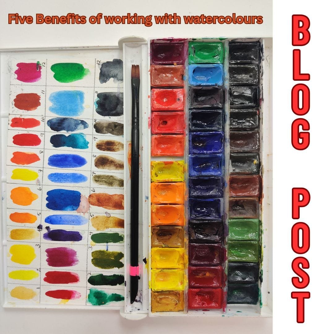 12. Five Benefits of Watercolour Paints - Alison G Saunders Art